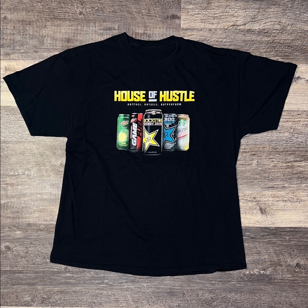“House of Hustle” Energy Drink Promo T-Shirt bundle